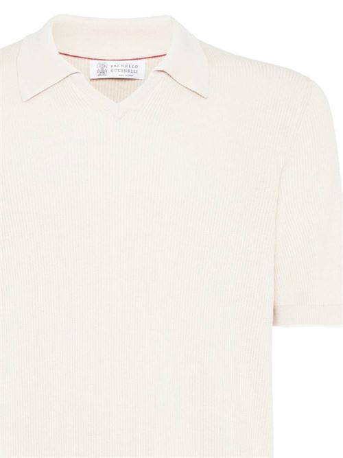 Polo shirt with collar detail BRUNELLO CUCINELLI | M29400015C0312